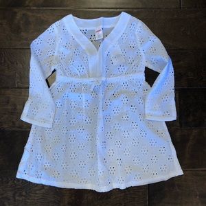NWT Eyelet Swim Coverup